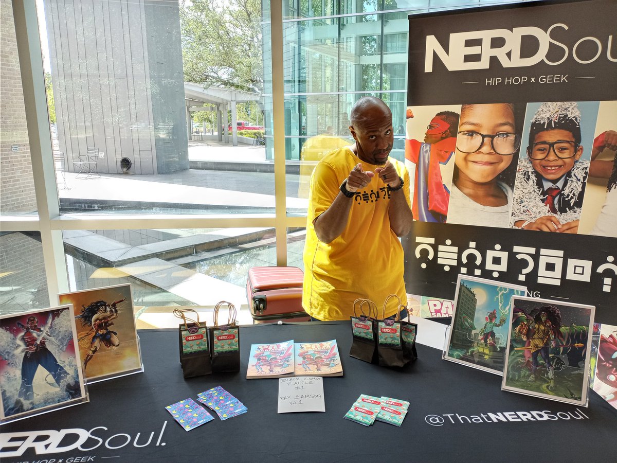 THIS WEEKEND!
#MidCityMicroCon 8.6.23! Dope row with <a href="/obadoro/">Obadoro Christopher</a> x @Blerdish1

MID CITY MICRO CON: 8.5 - 8.6.23 ebrpl.com/mcmc 

Main Library at Goodwood #MidCityMicroCon2023 #MCMC2023 #MCMC23 #ComicCon #Nerd #Blerd #BRLA #BatonRouge