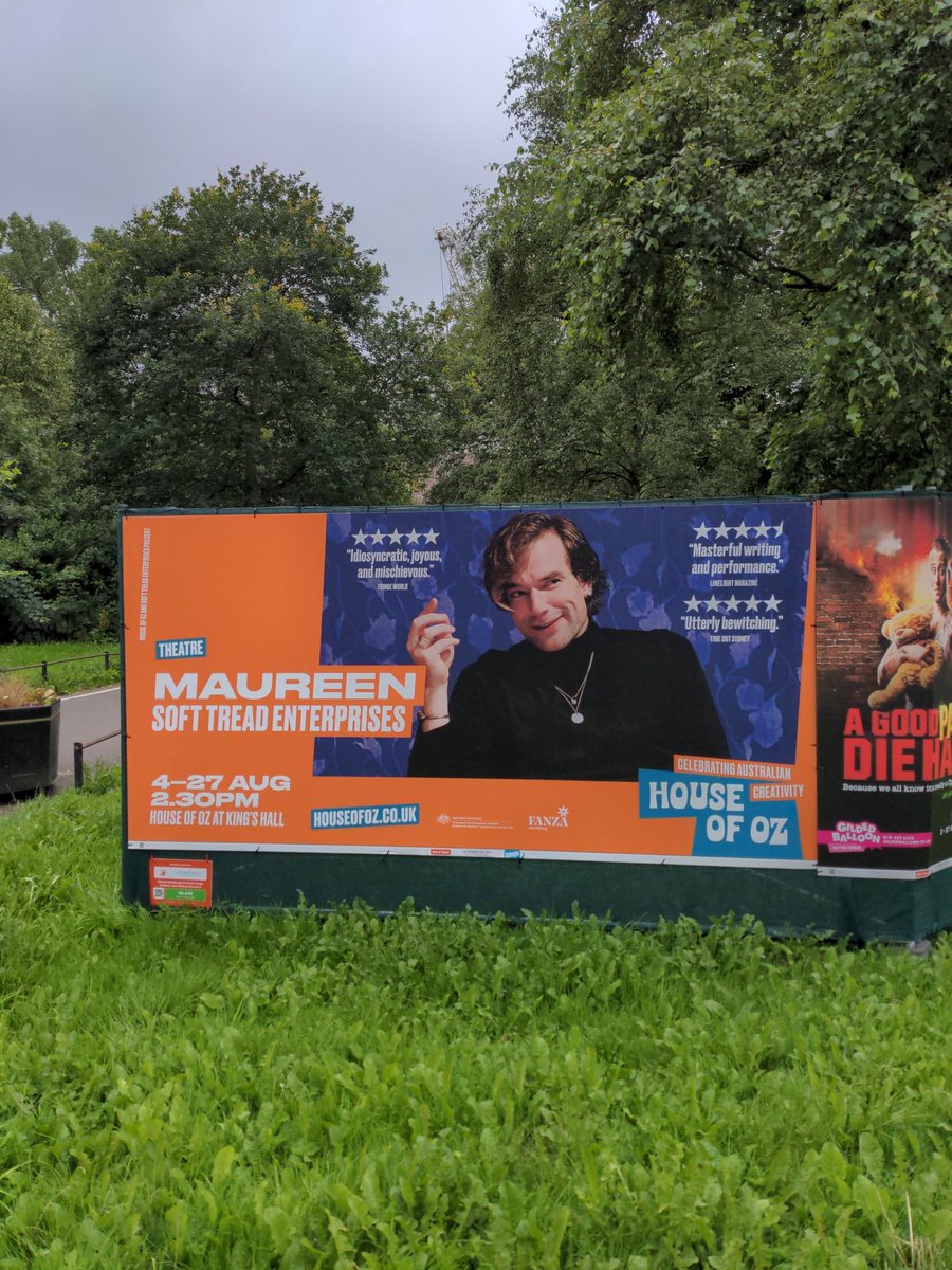 liamrotheram's tweet photo. i was SO moved by Maureen, a phenomenal show at the Fringe. proper delicate but at times so bold and wonderfully hilarious. Go see!!! https://t.co/k4NRYRsfHo