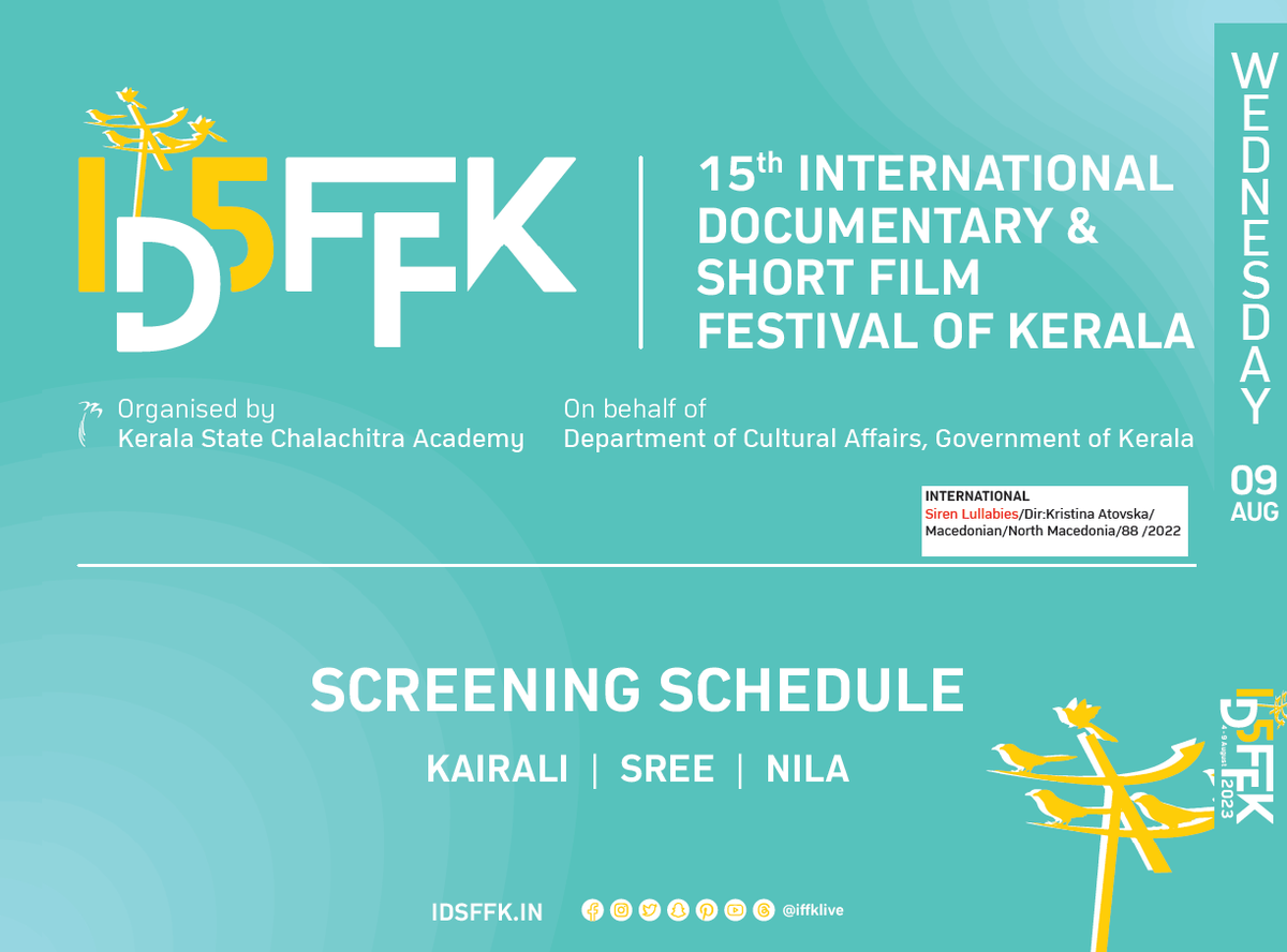 LullabiesSiren's tweet photo. #sirenlullabies at the 15th international documentary and short film festival of Kerala
Wednesday 09.08.2023
#warreporter #wardocumentary #ukrainewar #womeninwar #documentary #Kerala https://t.co/xKWcMHhCpy