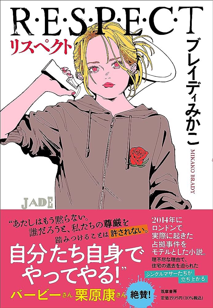 筑摩書房様より刊行 「R•E•S•P•E•C•T」 ブレイディみかこ著  装画とキャラクターデザインを担当させていただきました。  2014年にロンドンで実際に起きた占拠事件をモデルにした小説。 個性が光るシングルマザー達の勇姿描いた、パワーを感じるとても素敵な作品です。ブレイディさんの作品の装画を描かせていただけてとても光栄に感じます…是非お手に取って頂きたいです。  8/7(月)発売🧨 