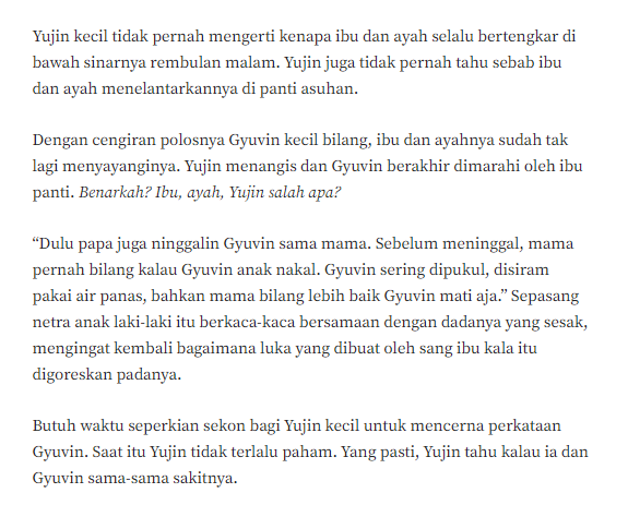 violetaeology's tweet photo. ingkar; gyujin one tweet au

tw // major character death, mention of divorce and violence

© 2023, violetaeology https://t.co/OpAucMHWyv