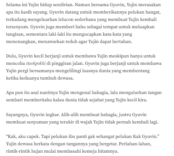 violetaeology's tweet photo. ingkar; gyujin one tweet au

tw // major character death, mention of divorce and violence

© 2023, violetaeology https://t.co/OpAucMHWyv
