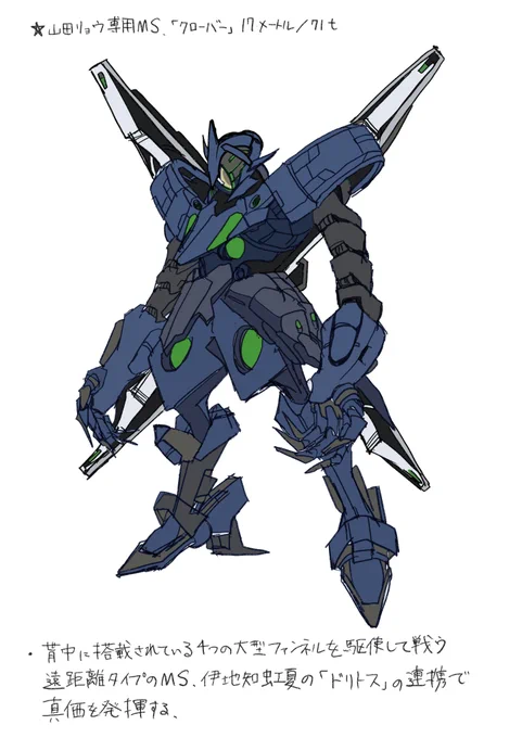 これは山田リョウ専用MS  #ぼっち・ざ・ろっく #ガンダム 