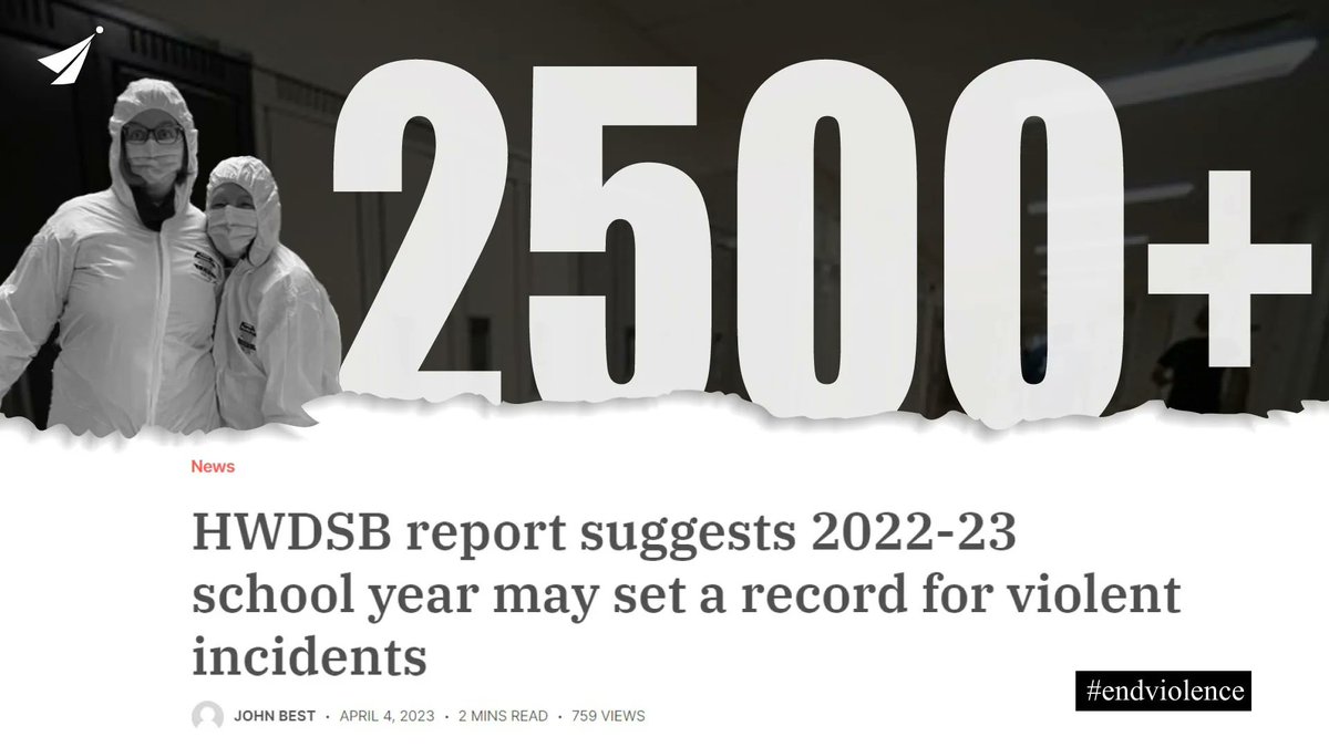 <a href="/Cope527/">COPE 527</a> is sounding the alarm - use YOUR voice to end violence in #HWDSB schools.Go to:  bit.ly/SoundTheAlarmW… to get more information on how you can help. #onpoli #SafeAtSchool