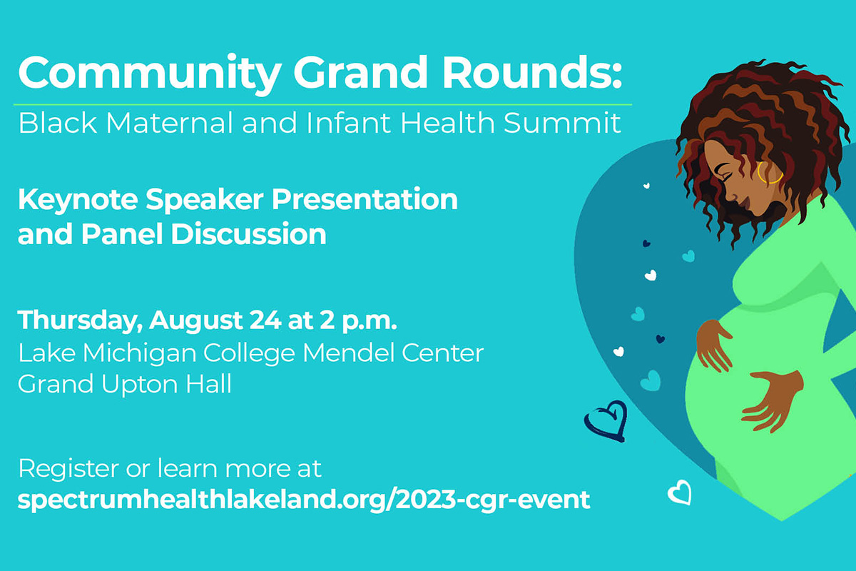 It’s not too late! You can still register to attend the Community Grand Rounds: Black Maternal and Infant Health Summit on August 24: bit.ly/3qPj3U1
