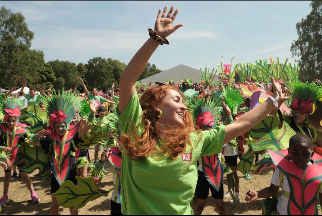 Feel the energy of the Caribbean with @acedancemusic and witness a collage of colour, dance and pulsating rhythms of Trinidad! Taking place from 4pm but due to the expected rain, please keep an eye on socials for any updates to the schedule today!