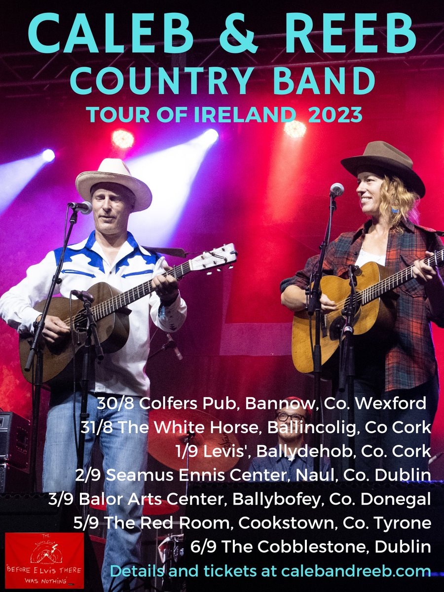 Westport Bluegrass (@westportfab) on Twitter photo The Electric Cave Production & <a href="/WestportFAB/">Westport Bluegrass</a> are excited to announce the first ever Irish tour of Caleb & Reeb six piece Country Band.
This show is bound to be the absolute best of acoustic country and it is a must for all music fans, get your tickets from a venue near you. The Electric Cave Production & <a href="/WestportFAB/">Westport Bluegrass</a> are excited to announce the first ever Irish tour of Caleb & Reeb six piece Country Band.
This show is bound to be the absolute best of acoustic country and it is a must for all music fans, get your tickets from a venue near you.