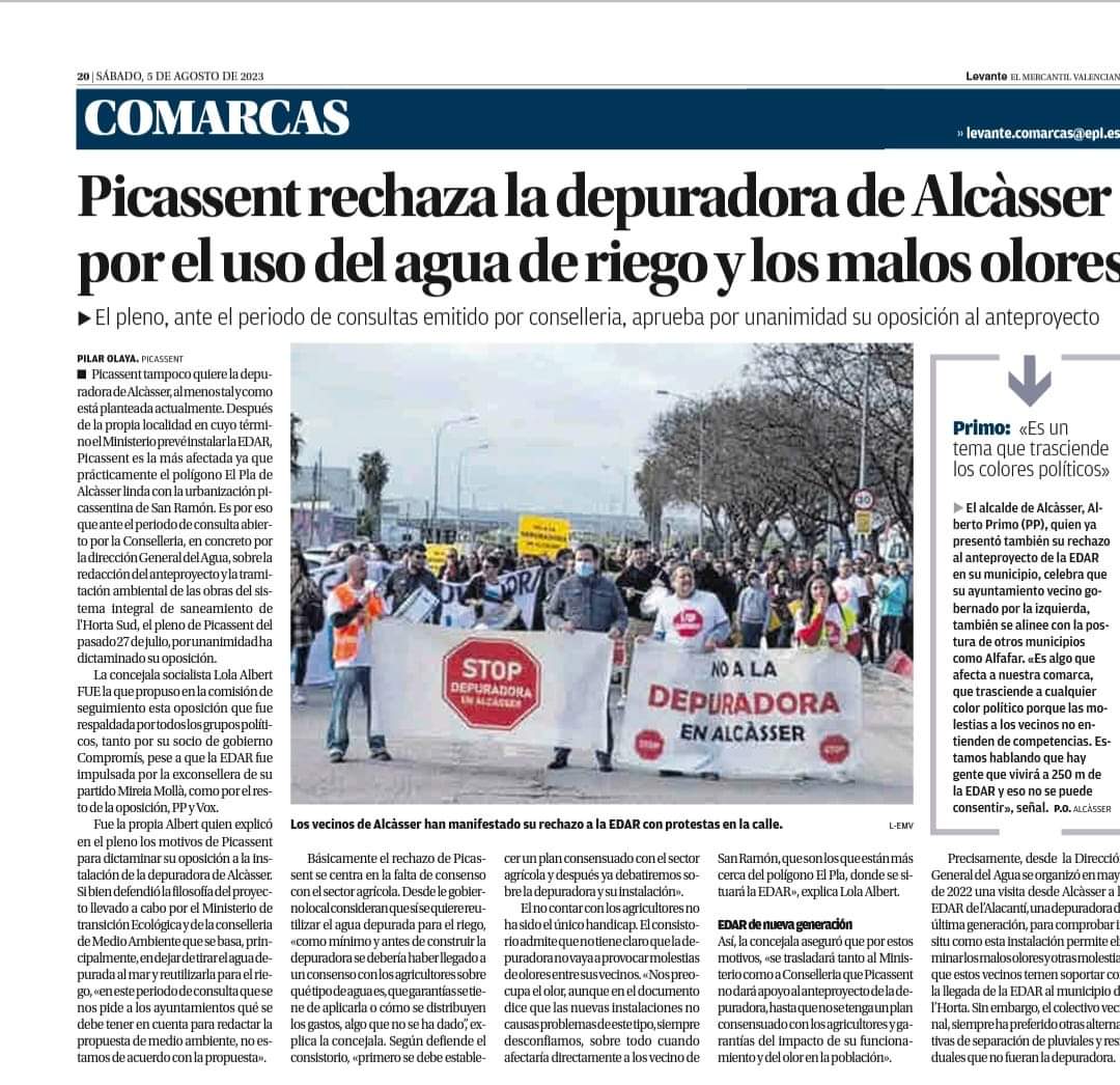 Associació No a la MEGA-DEPURADORA en Alcàsser tweet media