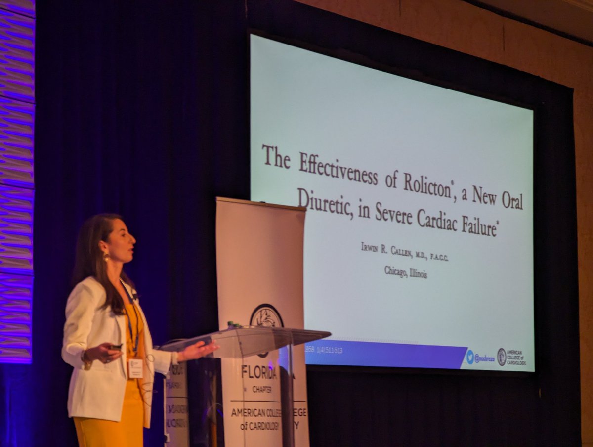 David Winchester @drdavemd.bsky.social (@drdavemd) on Twitter photo Welcome <a href="/noshreza/">Nosheen Reza, MD, MS</a> to the <a href="/FloridaACC/">Florida Chapter ACC</a> meeting to give the Irwin Callen Memorial lecture on heart failure therapies Welcome <a href="/noshreza/">Nosheen Reza, MD, MS</a> to the <a href="/FloridaACC/">Florida Chapter ACC</a> meeting to give the Irwin Callen Memorial lecture on heart failure therapies