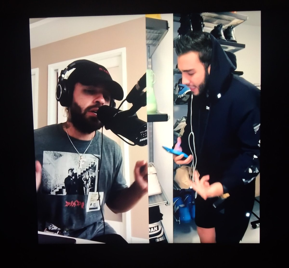 may_lyn90's tweet photo. 💕Por qué no despertar con estos hombres tan talentosos!!! 💕 amo el acústico 💚 @ferxxo4 @feidsite https://t.co/YCmBNHNBGH