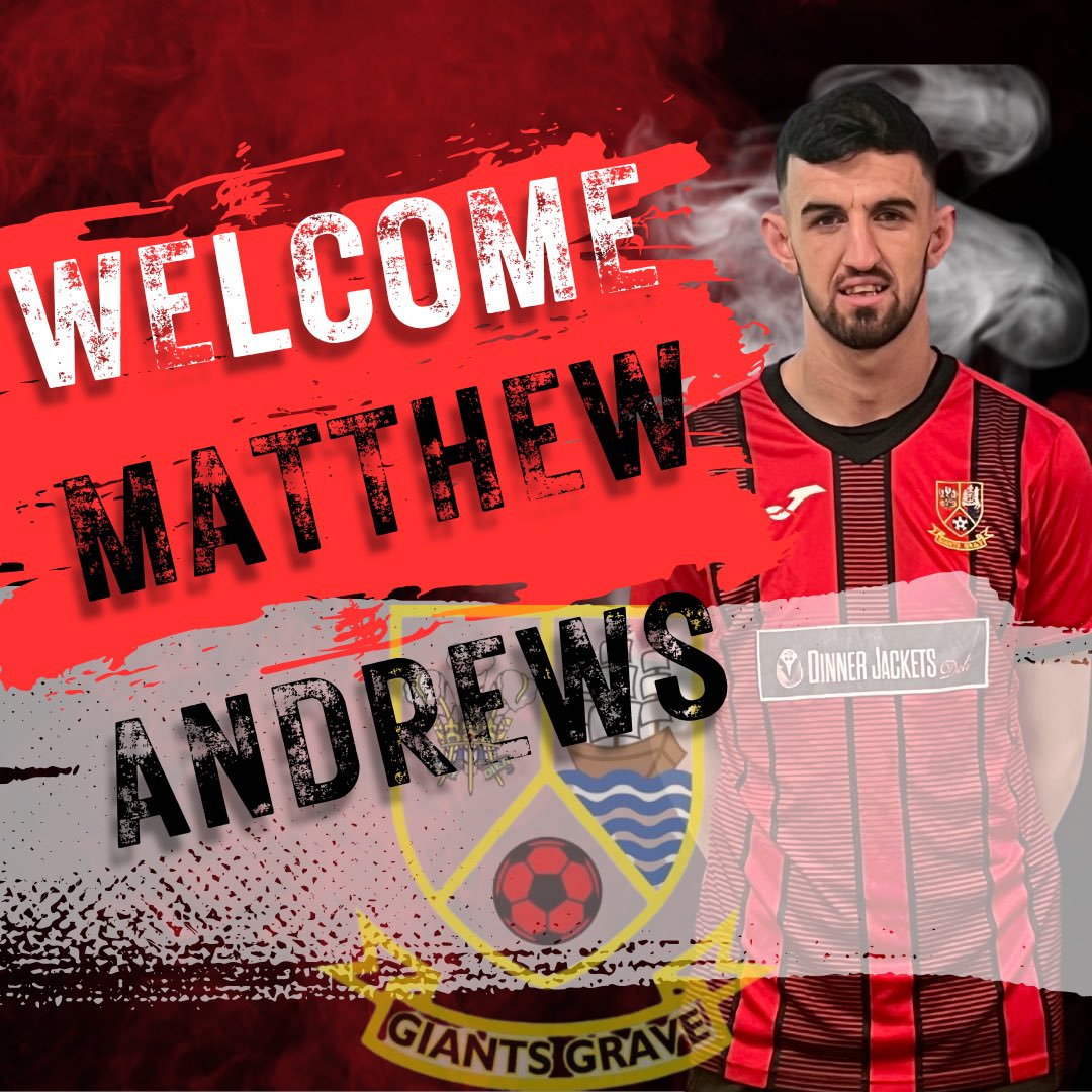 Last minute signing just in time for todays Game 🔥 welcome to the club Matthew ❤️🖤