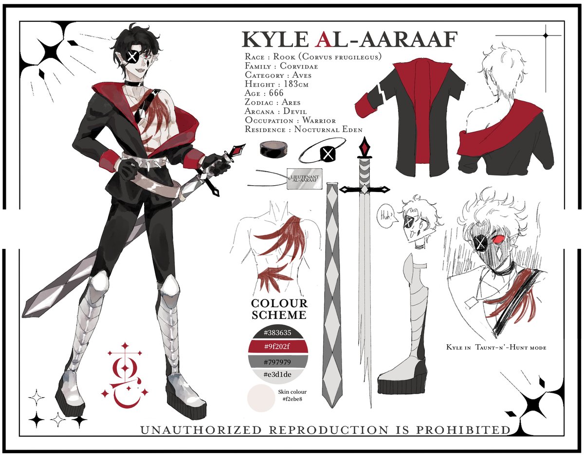 I've finally managed to make their reference sheet!!!!! 
#ORBISoc #OC #oc 