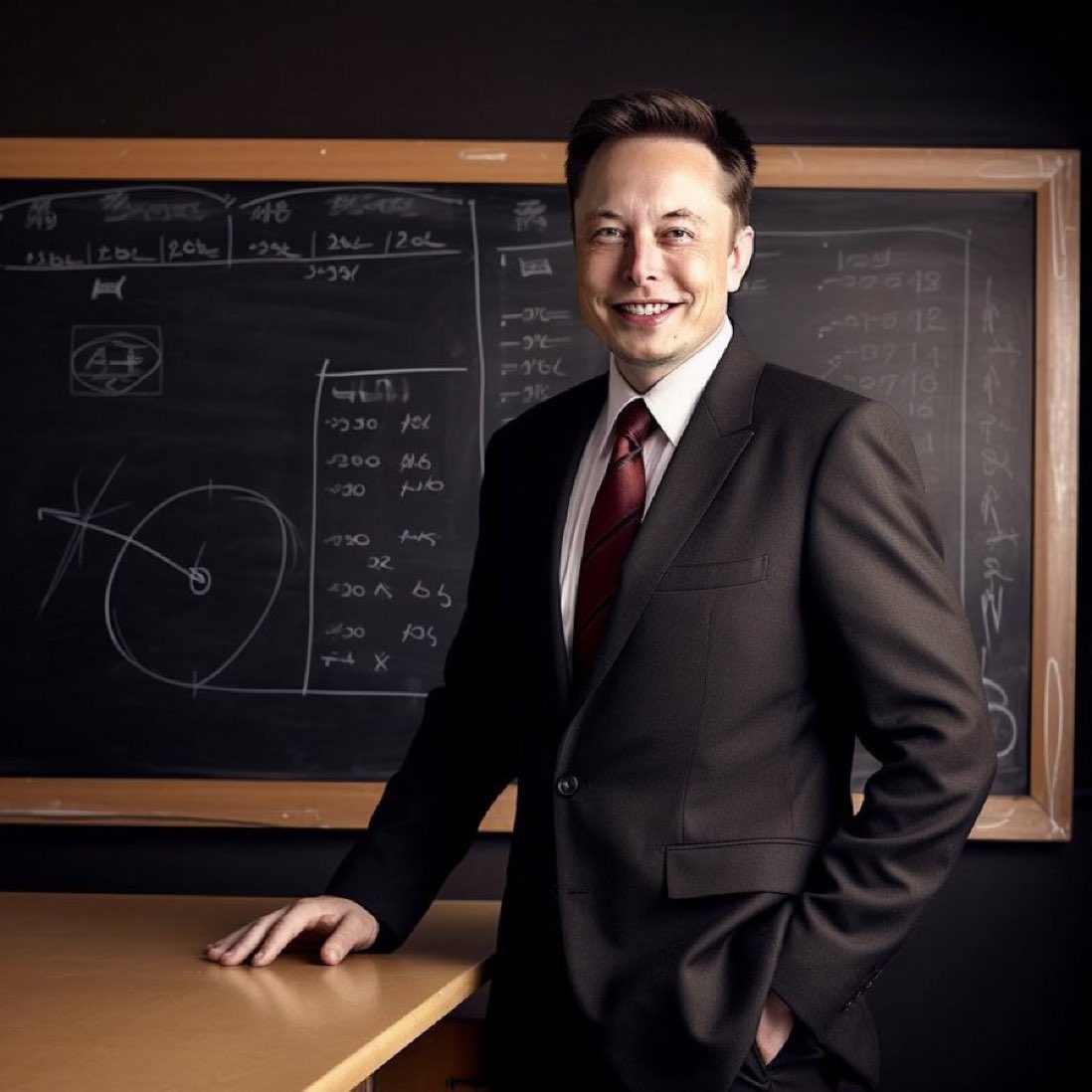 Dogecoinride05's tweet photo. If Elon Musk was a professor, which subject would he be teaching? https://t.co/cgW47Qg9m6