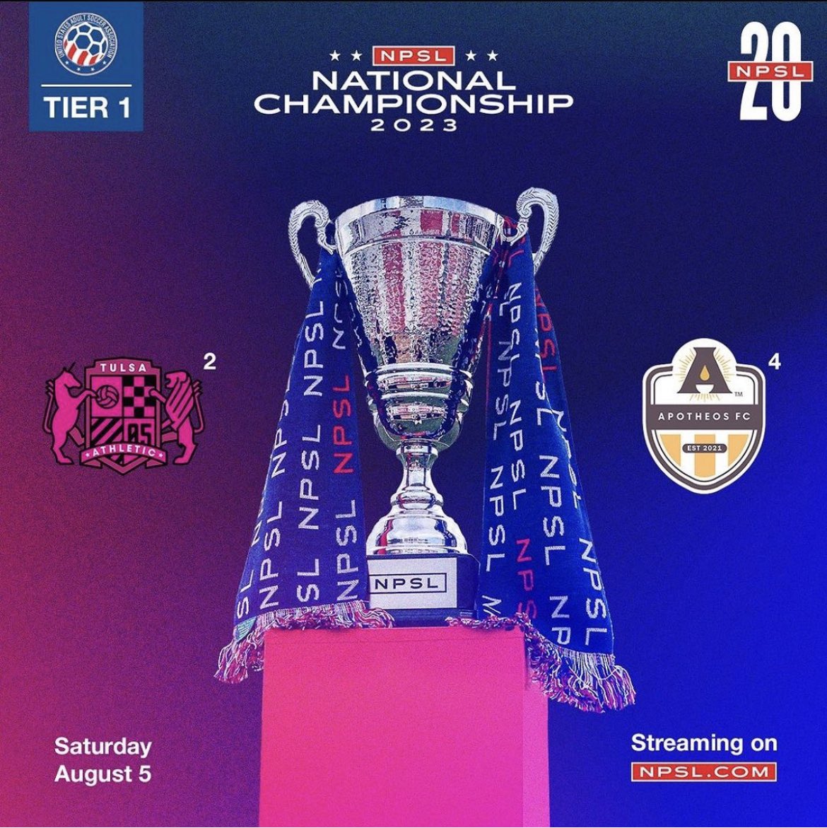 LakewoodGa's tweet photo. Tonight! Kennesaw’s @ApotheosFC plays for the @NPSLSoccer National Championship against @TTownSoccer.
#ChaseTheLocos #GoLocos ⚽️ 🚂 https://t.co/BfuPKnLnCr