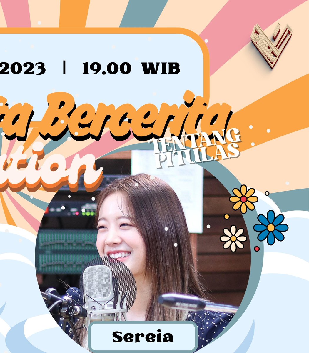 ㅤ
ㅤ
 ️️
ㅤㅤㅤㅤㅤ𝐂𝐑𝐄𝐀𝐓𝐈𝐎𝐍:
ㅤㅤㅤㅤㅤSaatnya Kita Bercerita
ㅤㅤㅤㅤㅤTentang ‘WEAREPI2LAS’
ㅤㅤㅤㅤㅤAugust 5th — 07:15 PM
⠀⠀⠀ ⠀⠀⠀📍 Studio 204.1 FM
 ️️
ㅤ
ㅤ
