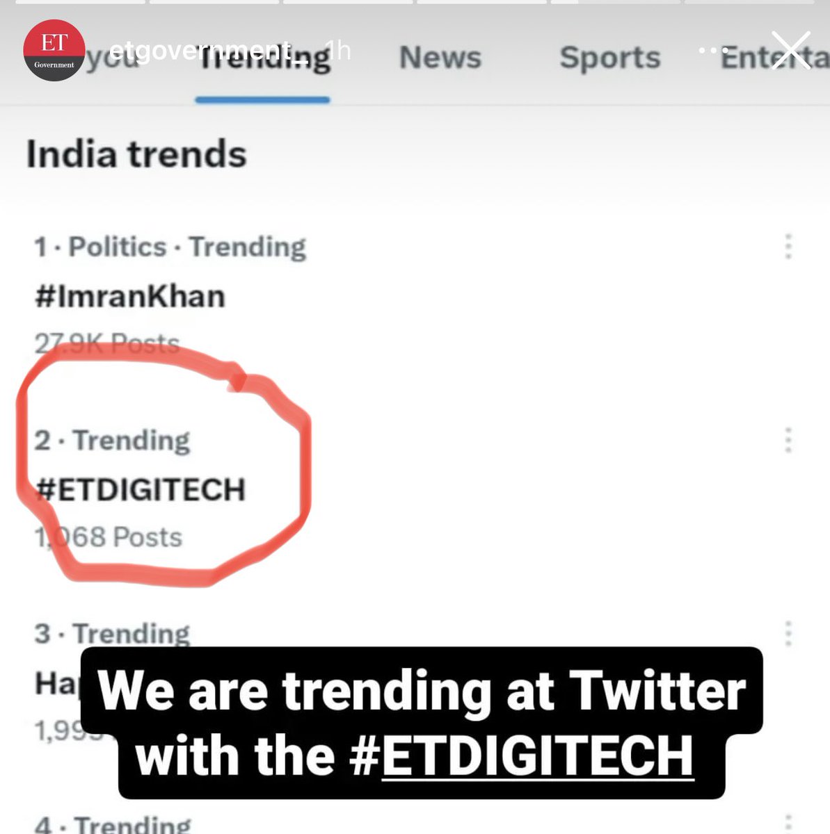 Hosting <a href="/ET_Government/">ETGovernment</a> #ETDIGITECH conclave &amp; awards with the most renowned government dignitaries from all across India ! 🔥 We are also trending on #twitter now! We are talking about 21st century’s digital infrastructure: Patterns,possibilities &amp; Progress! India’s growth story