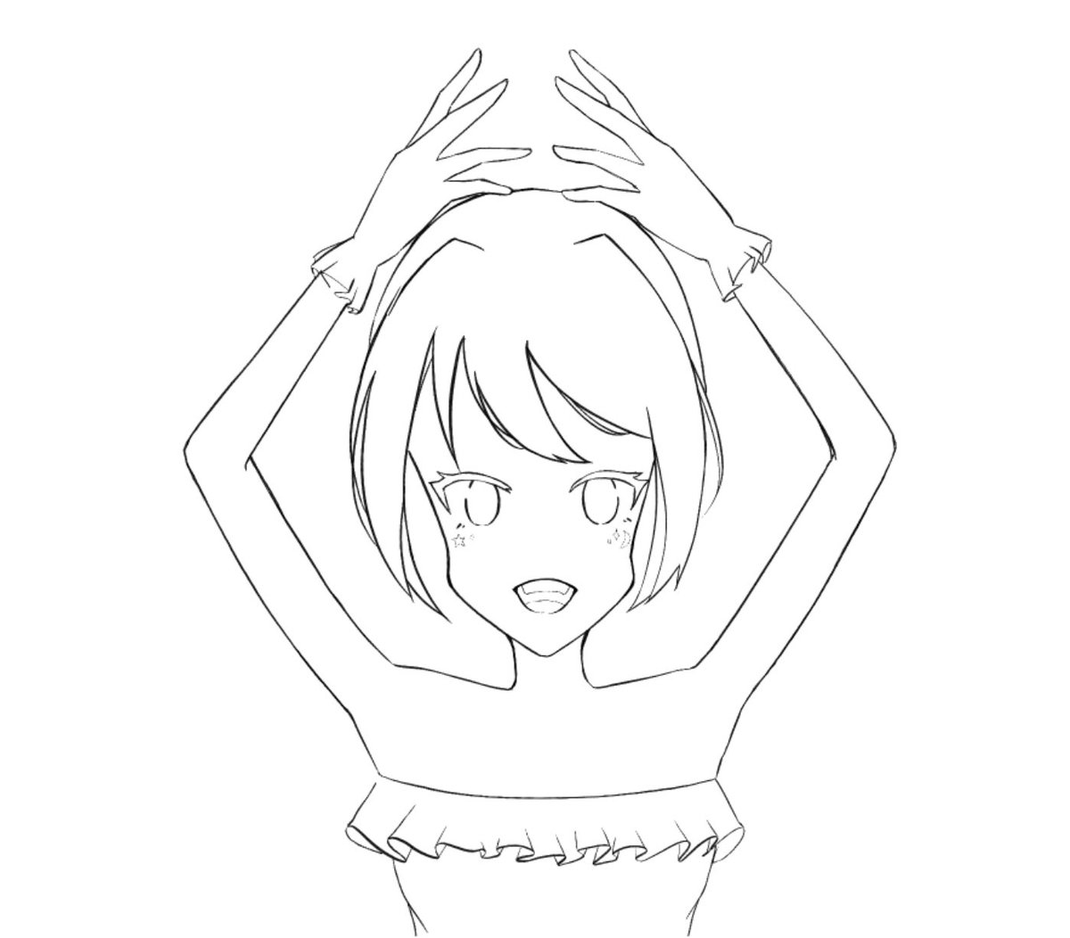 paii_art's tweet photo. Just line art!!  [wip]
#WIP #wip #anime #oc #AnimeGirl #lineart #paii https://t.co/2y3xe0kYvz