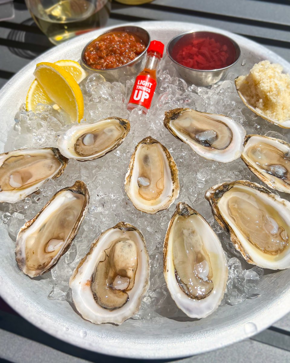 Let's shell-ebrate #NationalOysterDay 🦪🌊 Join us on the waterfront today and get your shuck on! 

The Patio is open from 12pm to 9pm.