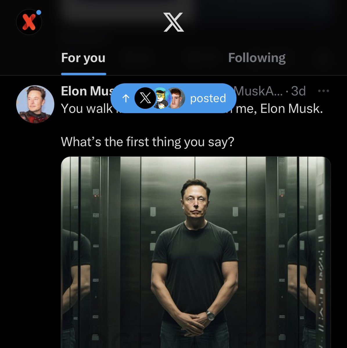 You copied my X <a href="/elonmusk/">Elon Musk</a>