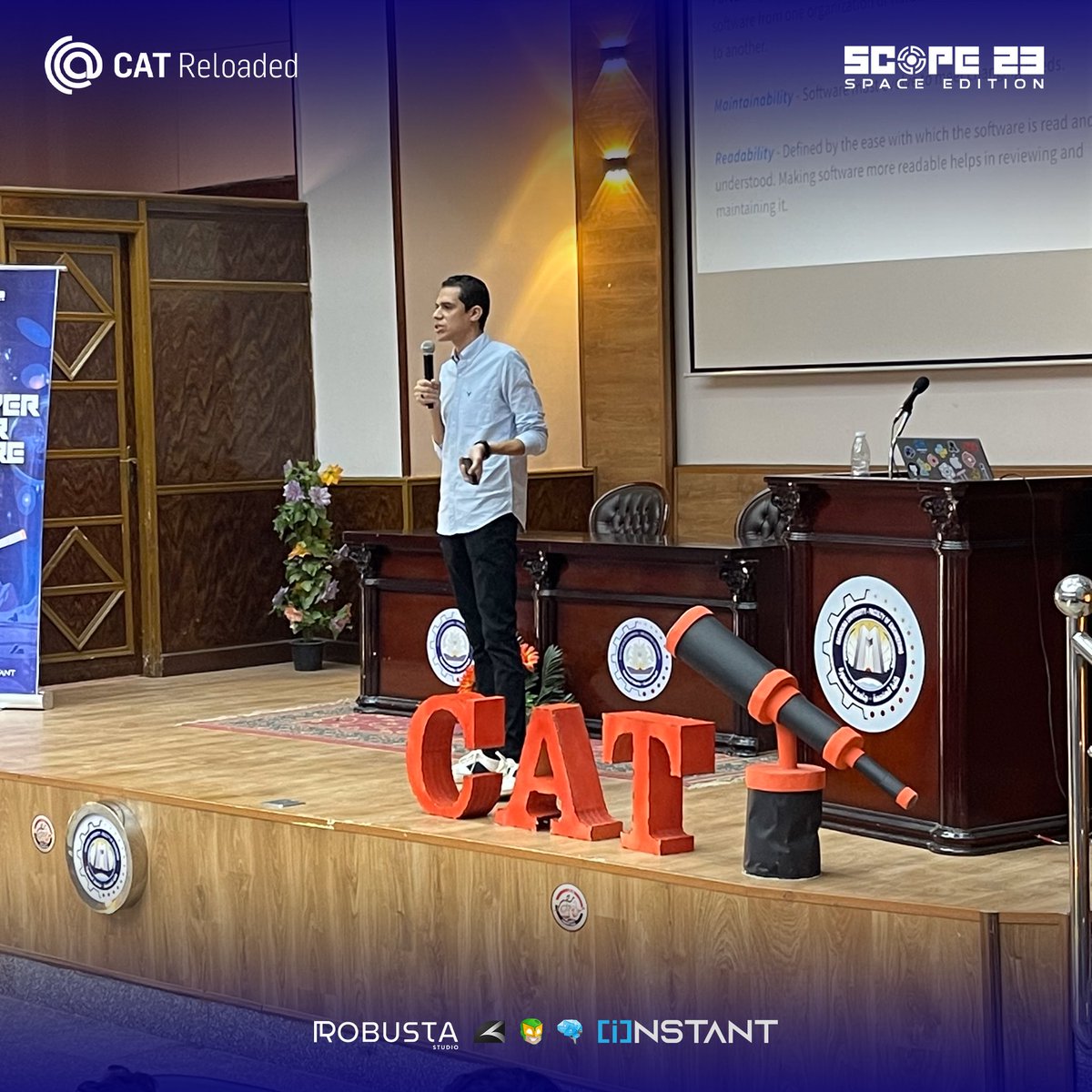 CATReloaded's tweet photo. إليكم بعض من فعاليات 
Embedded Systems Session
و حدثنا فيها م/خالد طارق عن مجال Embedded Systems والمهارات الأساسية التي نحتاجها في هذا المجال بالاضافة لحديثه عن مواضيع مهمة مثل:
Automotive embedded systems
Classical AUTOSAR.
Adaptive AUTOSAR.

#CATReloaded 
#CATScope23 https://t.co/ixwz6DUsFC