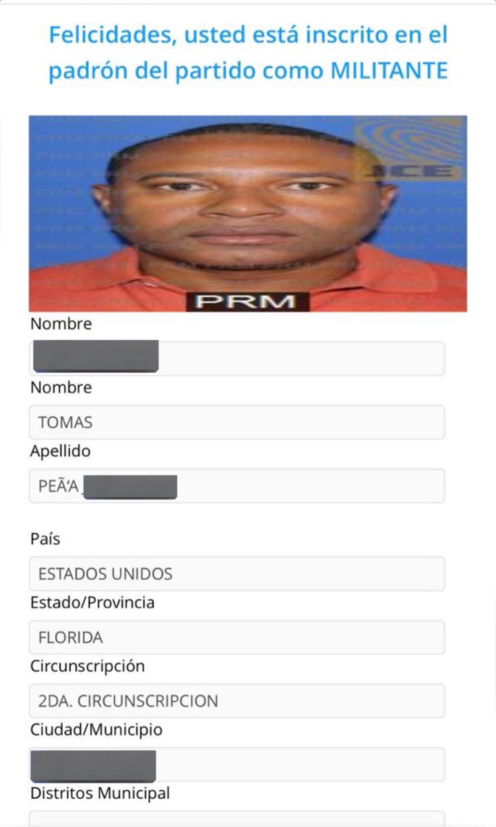 Señores al realizar una depuración de nuestros miembros en la Florida, encontramos al Presidente de la Seccionar de la Florida <a href="/TOMASPENAJ/">Tomás Peña</a> en verdad, esto no tiene precedentes, cuanta incompetencia. <a href="/FPcomunica/">@Fuerza del Pueblo (FP)</a> <a href="/LeonelFernandez/">Leonel Fernández</a> <a href="/antonioflorian_/">Antonio Florián</a> <a href="/SecretariadeUl1/">Secretaria del Dominicano en el Exterior</a> <a href="/keylaReyna04/">Keyla Reyna</a>