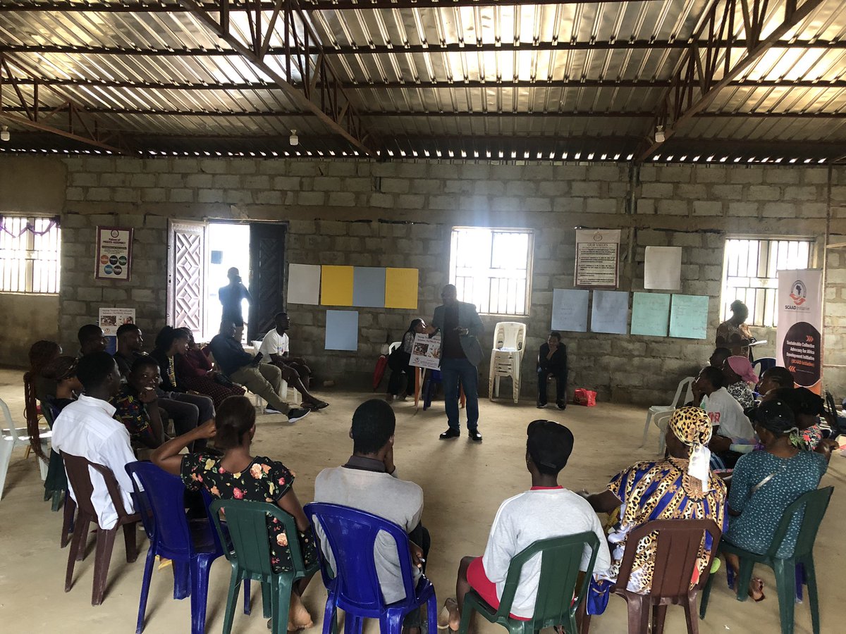 scaadinitiative's tweet photo. Young Traders MicroCredit Scheme (YoTMicS) Project has been set in motion! SCAAD Initiative successfully launched its youth empowerment project on the 3rd of August, 2023. The trained beneficiaries gain knowledge on business. 
#Scaadinitiative #YoTMicS #YouthEmpowerment https://t.co/TUhZPe9qVc