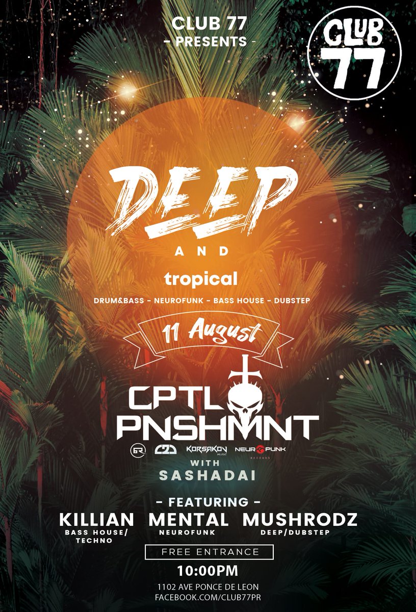 Este VIERNES 11 se prende Club 🔥

variedad de géneros pa' que to el corillo vacile! 🫶🏼

Por mi parte ando más que ready 🫡