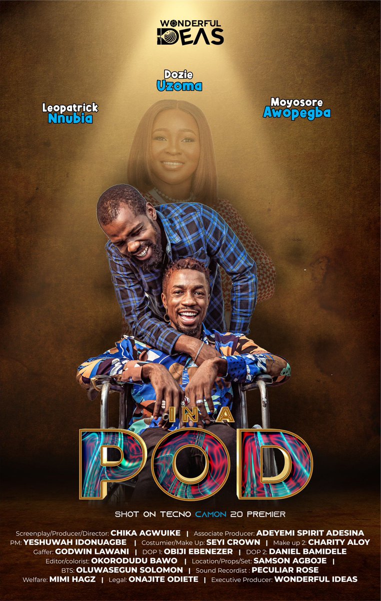 His sick twin brother blames him for every misfortune in their lives. Yet he will do anything to help his brother. But at what cost…

In A Pod
(A Short Film)

Shot on Tecno Camon Premier
#tecnocamonshow #camon20shortfilm

Use this link to vote tecnocamonshow.com/videos/105