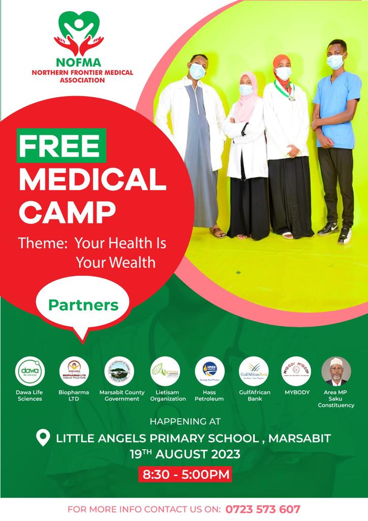 abdalla_adow's tweet photo. There will be free medical camp organized by #Nofma team on 19th August at marsabit town.
@beksbinnoor
@aminahdeedah
@KhabaiAlwanyi https://t.co/hE11ZVTpRA