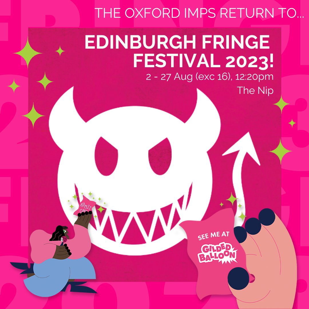 Comedy improv must be terrifying and the @oxfordimps <a href="/Gildedballoon/">Gilded Balloon</a> made it look easy and smashed it. Joyful hour of laughter. Good job guys. 👏 #EdFringe