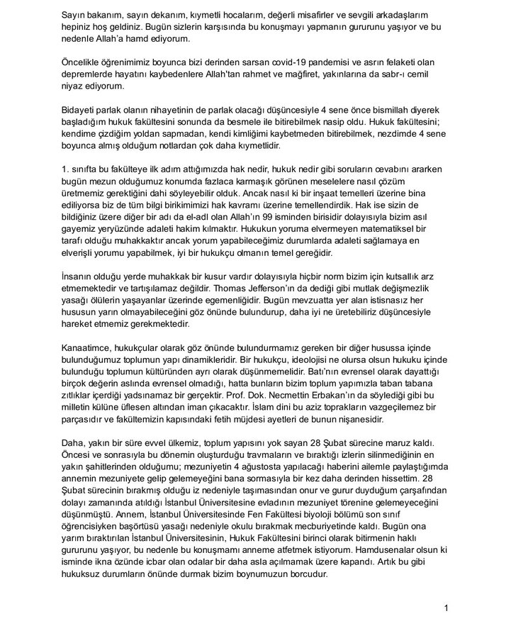 KARDEŞİMİZİN BİRİNCİLİK KONUŞMASINİ YAPMASINI ENGELLEYENLERİ ŞİDDETLE KINIYORUZ 
<a href="/ehadgm/">EHAD</a>