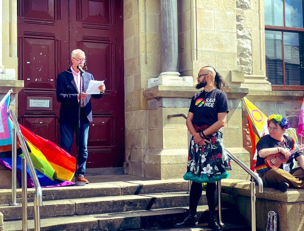 Orla Flynn (@oflynnatu) on Twitter photo Inspiring and inclusive words from Mayor of Sligo Cllr Declan Bree as we celebrate #Pride2023 with strong <a href="/atu_ie/">Atlantic Technological University</a> involvement 🙌🏻 🌈 🌈🌈 Inspiring and inclusive words from Mayor of Sligo Cllr Declan Bree as we celebrate #Pride2023 with strong <a href="/atu_ie/">Atlantic Technological University</a> involvement 🙌🏻 🌈 🌈🌈