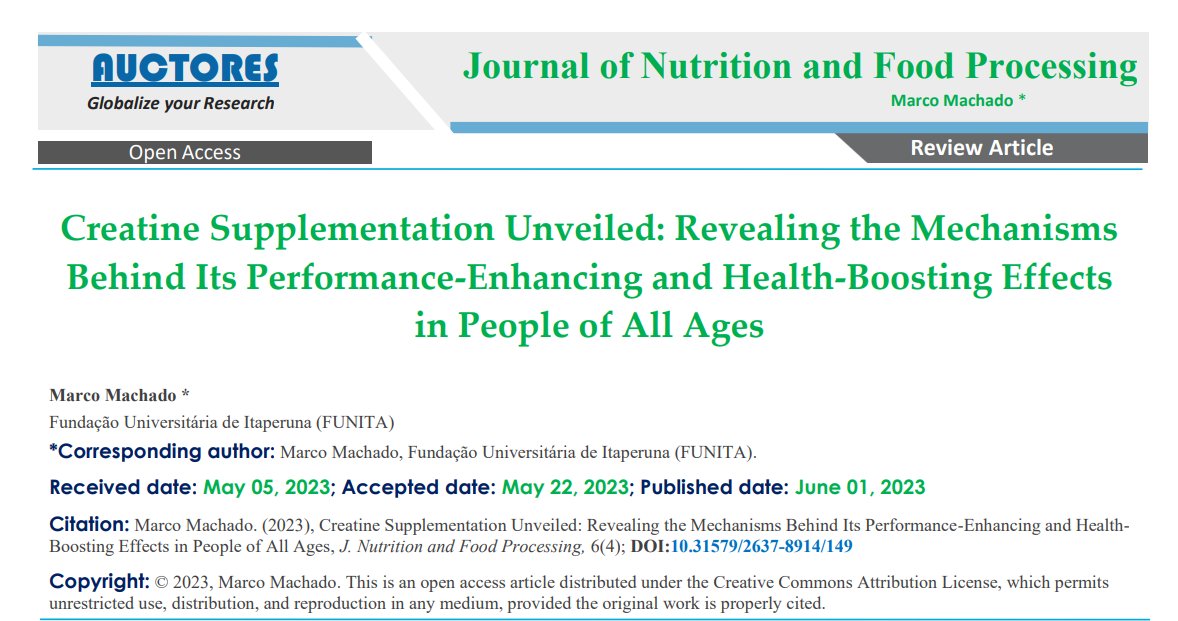 MarcoMa14382875's tweet photo. Just published.
https://t.co/RXXu3Bbjy5
#creatine #nutrition #exercise #exercisephysiology #exercisebiochemistry #sportsnutrition #exercisemedicine #sportsmedicine #children #adolescents #adults #elderly #oldpeople #Health #physicaleducation https://t.co/rLgMGxrbyu