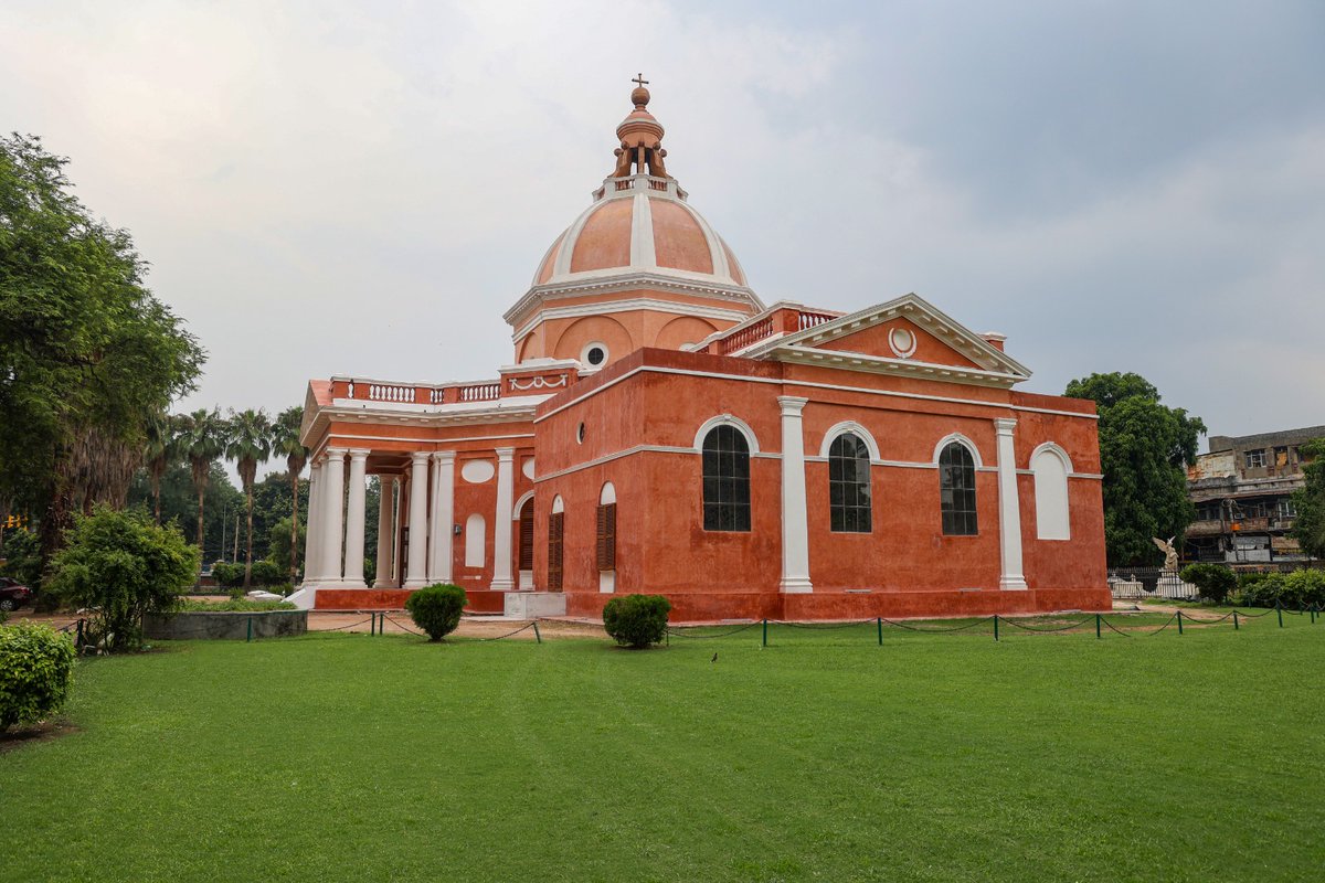 NBTDilli's tweet photo. LG VK Saxena will tomorrow re-dedicate the renovated and restored 187-year-old heritage St James’ Church at Kashmere Gate. Via @PrashantSoniNBT https://t.co/ojWqPNdl9N