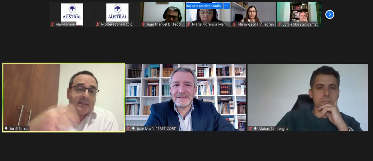 JPerezCorti's tweet photo. En la clase de hoy, el experto internacional en #VotoElectrónico #Evote, @JordiBarrat, en una interesantísima clase, en tono mayéutico, desarrolla observaciones y aspectos específicos de la cuestión, tanto en lo teórico como en lo práctico, en lo jurídico como en lo digital. https://t.co/tBEIKaQwpr