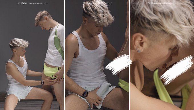 Go to my free onlyfans: https://t.co/3NEA8mDdy7 and watch new video with @JakeMaxxik   When gym buddies