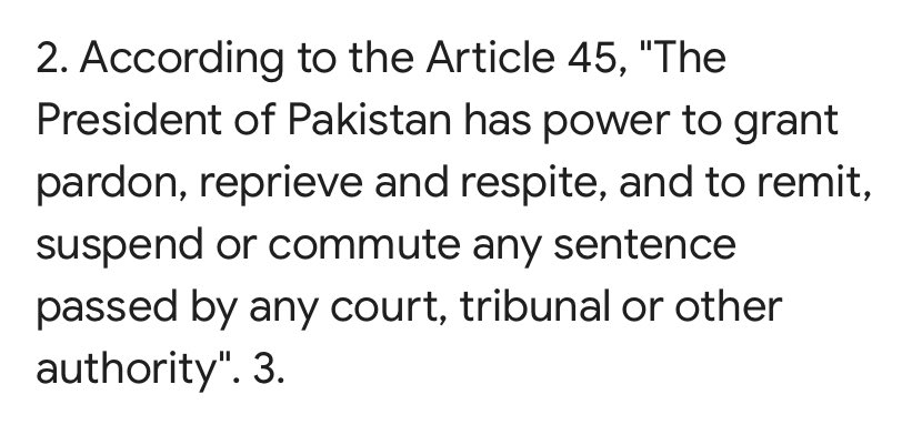 warraichabd's tweet photo. @ArifAlvi  Please exercise the power given to you by article 45 and remit Khan sbs sentence as these courts won’t do justice.  #ImranKhan https://t.co/bAwSId0Nrb