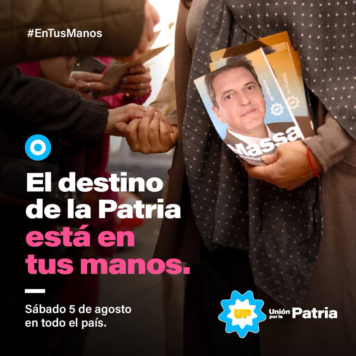 🗳️ Este 13 de agosto, el destino de la Patria está #EnTusManos.