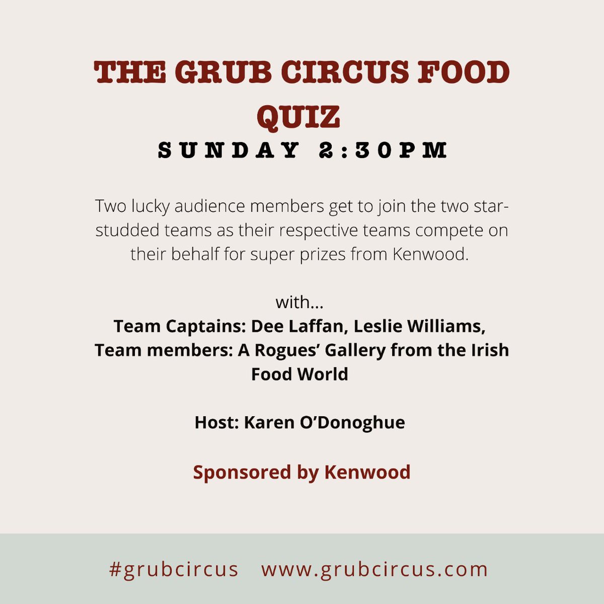 grubcircus's tweet photo. The Grub Circus Quiz, putting their reputations to the test. Career breaking stuff!

See full schedule in bio or at https://t.co/of91t8Wdgh 

#GrubCircus #foodfest @ATN23 #AllTogetherNow

@deelaffan @LesliesWineFood https://t.co/LaOav4lw9T