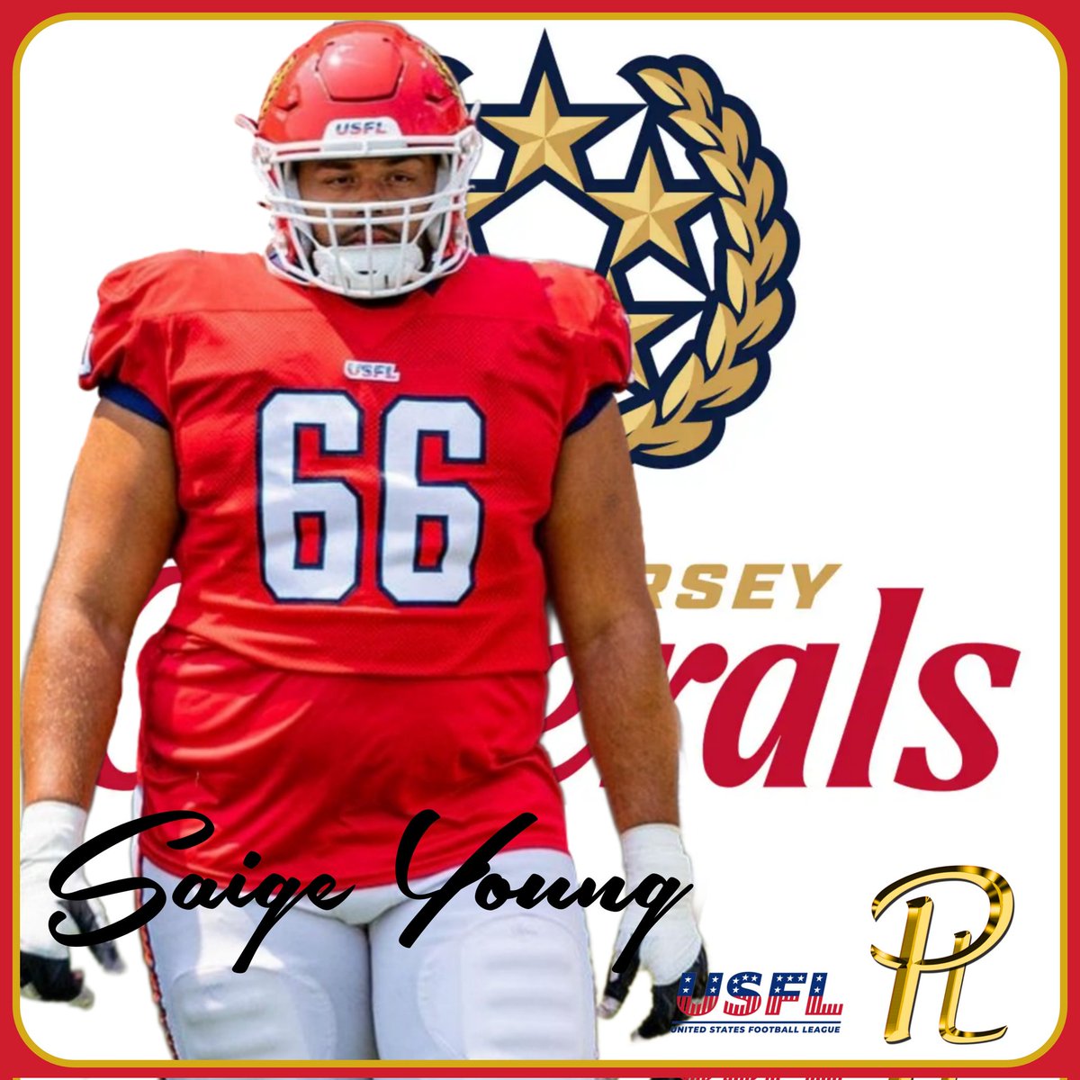 ProLevelAgents's tweet photo. @ProLevelAgents is pleased to announce the @USFLGenerals have decided to exercise their 2024 option year for our client & #NJGenerals O-Lineman @BigSaige56 https://t.co/dOGVnTqbmk