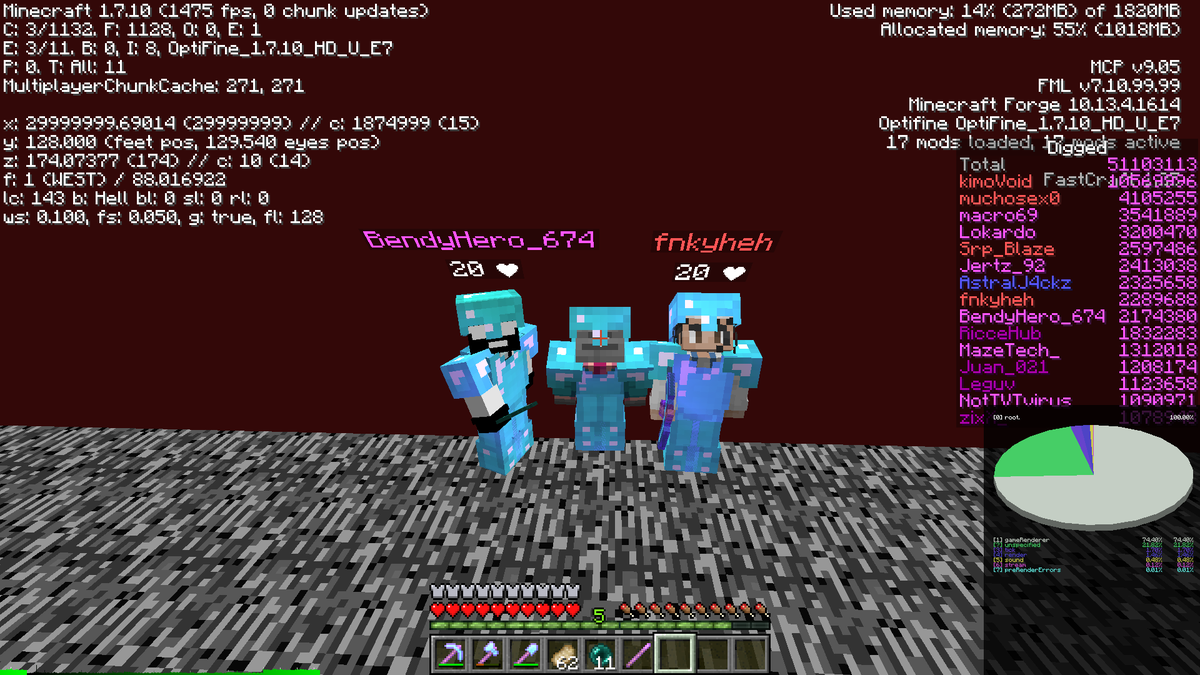 HistoricalSMP's tweet photo. I guess it was time to show this.
1.7 is getting places. 

First ever vanilla 1.7 world to get to 3 world borders: achieved ✅ https://t.co/vF4iMzUhZz