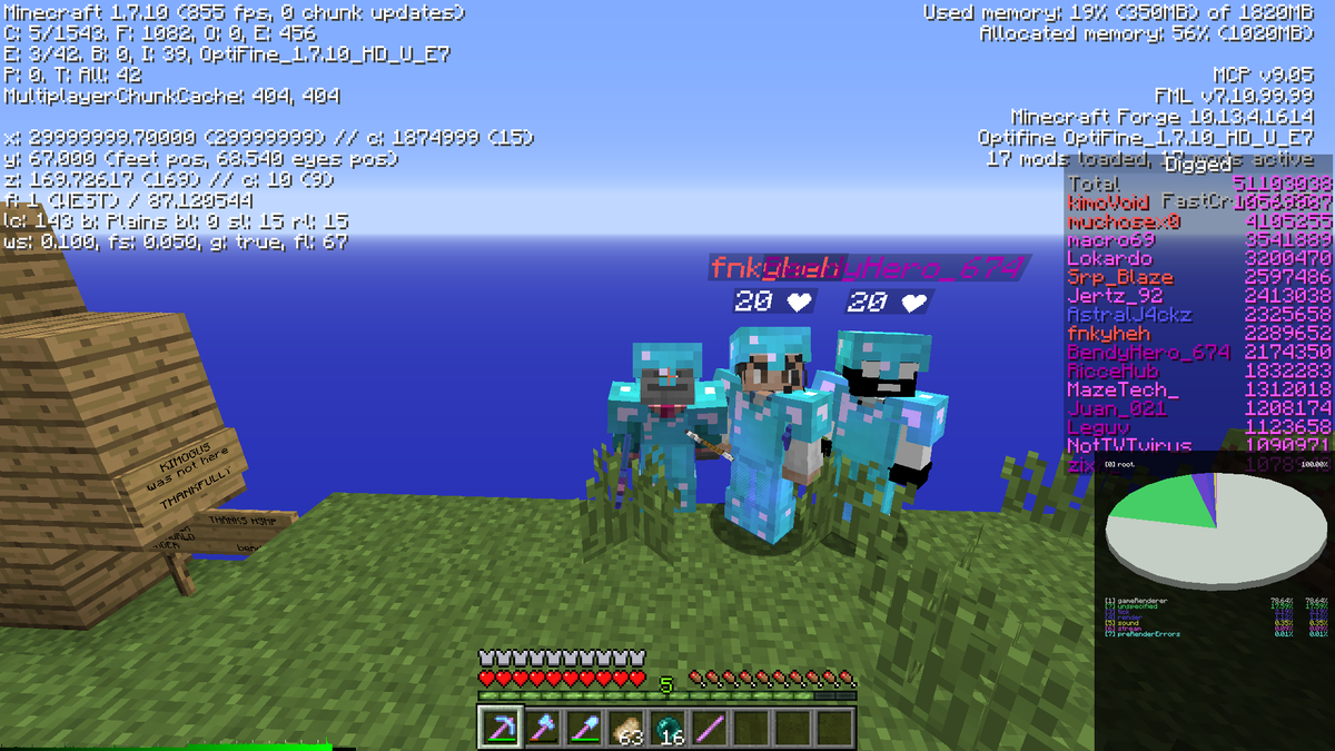 HistoricalSMP's tweet photo. I guess it was time to show this.
1.7 is getting places. 

First ever vanilla 1.7 world to get to 3 world borders: achieved ✅ https://t.co/vF4iMzUhZz