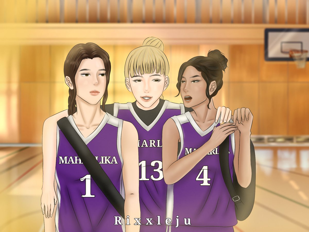 some of my OCs from my webtoon drafts 🐥