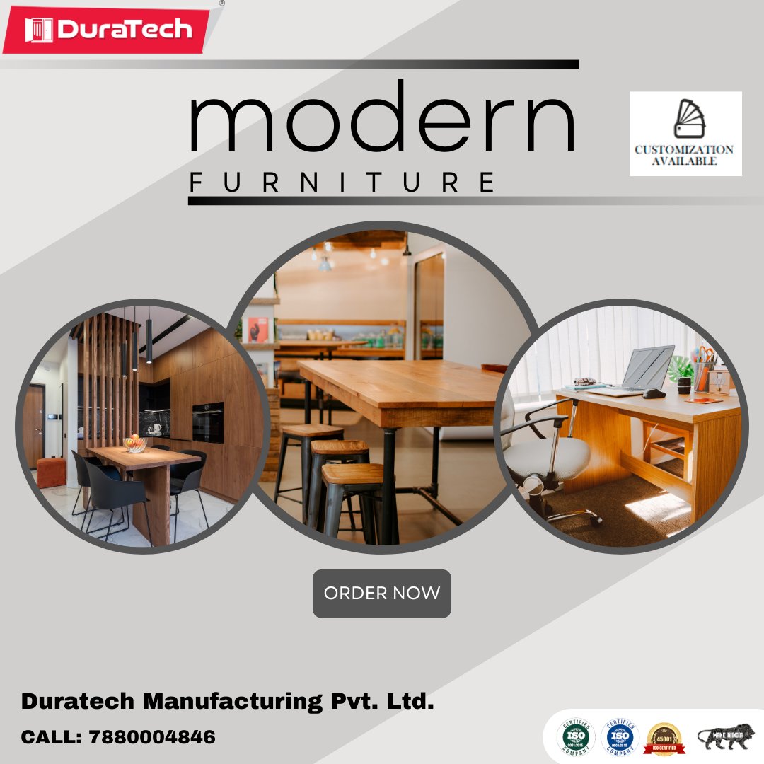 Duratechindia's tweet photo. MODERN FURNITURE
Customize your #Furniture with #DuratechFurniture, a variety of designs, finishes, and materials to bring your dream to reality.
☎️ Call us or Whatsapp us at 7880004846.
#bed #couch #Almirah #almirahdesign #wardrobe #wardrobedesign #duratech #Supermarketracks https://t.co/fP7FrAPB6D