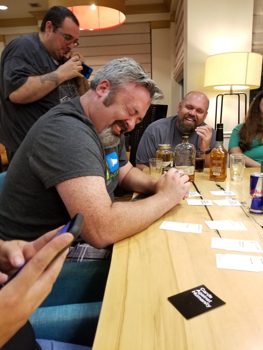 IrishSQL's tweet image. 6 years ago. That time we broke @Lance_LT with a card game.
#sqlsatlouisville #sqlshenanigans
cc @SQLEspresso @SqlrUs @SQLFlipFlopsDBA
Sorry about that @AngelaTidwell