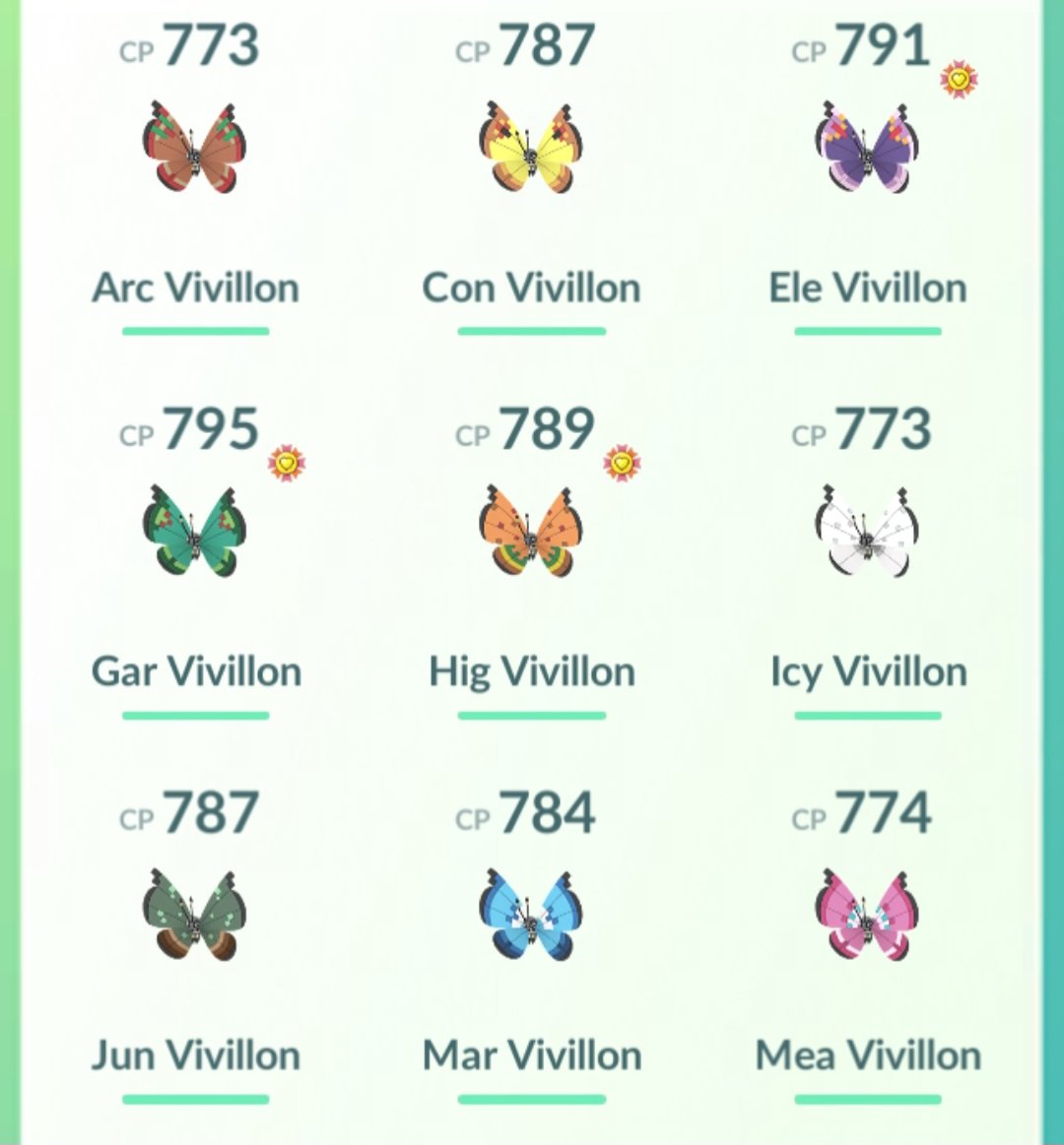 JeffYYTong's tweet photo. Is anyone still doing #VivillonCollection? I finally had enough candies to evolve all #Vivillon! All 3*s/#hundo, took an absolute eternity 😅 Was it worth it though? Maybe? 😅

9059 5437 0696

#pokemongo #pokemongocode https://t.co/AEnxtnwOF7