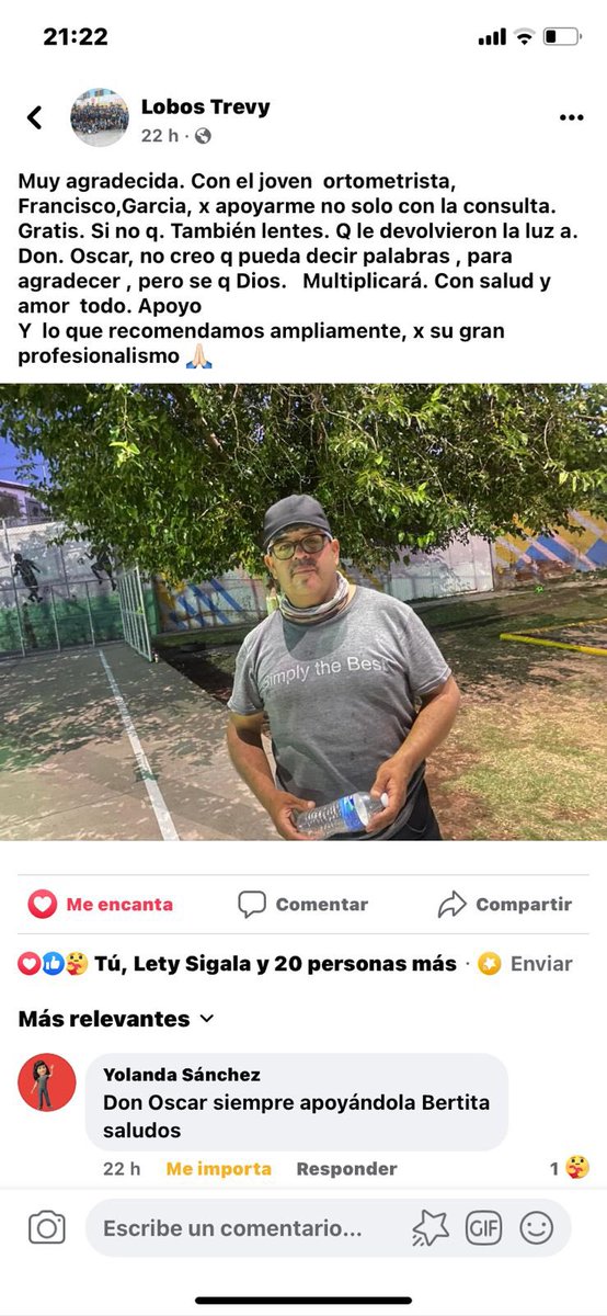 GmendezFco's tweet image. Siempre es un gusto ayudar y apoyar.
#Optometria