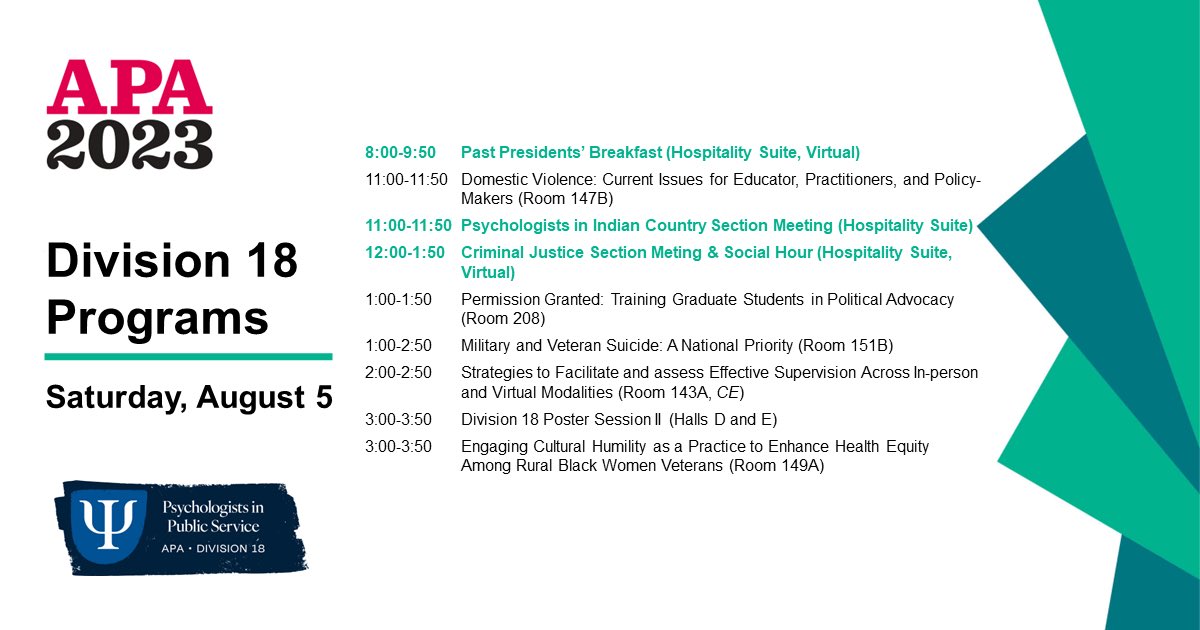 See you today for more excellent work regarding public service psychology!