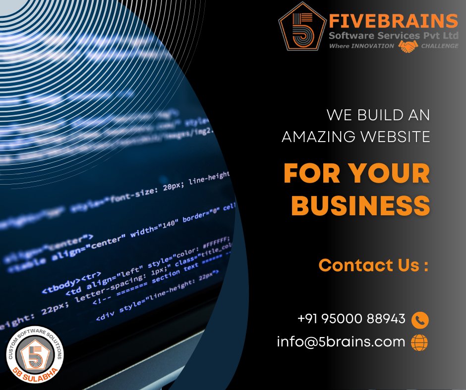 FivebrainsPvt's tweet image. #CustomSoftwareSolutions #TailorMadeSoftware #BusinessProductivity #IndustrySpecificSolutions #SeamlessIntegration #EfficientManagement
#SmartBusinessSolutions #InnovativeSoftware
#ClientFocused
#TechSolution