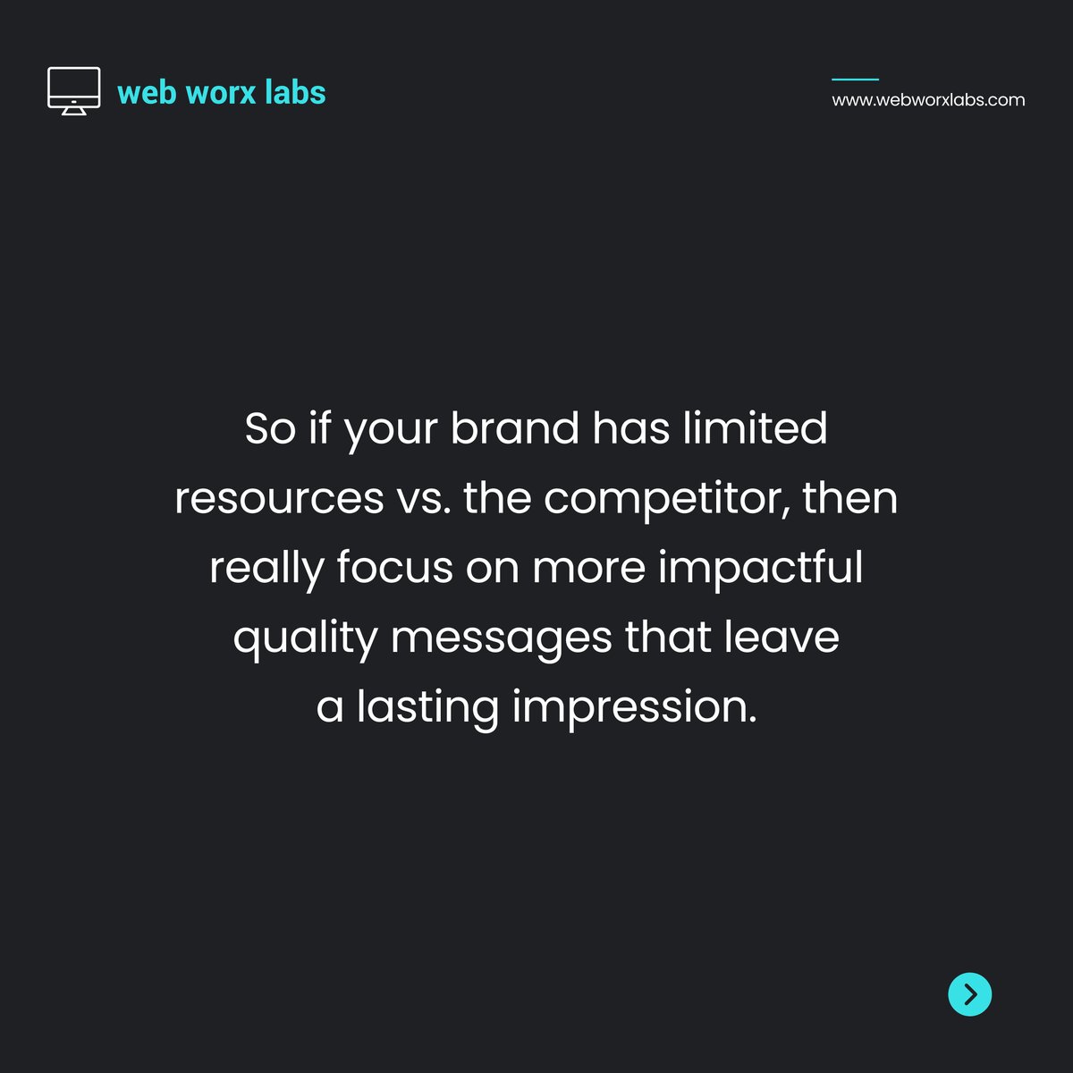 WebWorxLabsInc's tweet image. In today&apos;s fast-paced business world, it&apos;s essential to have a competitive edge. Use these tactics to ensure your brand is top of mind for your customers. 

#BrandCompetitiveness #CustomerAttraction